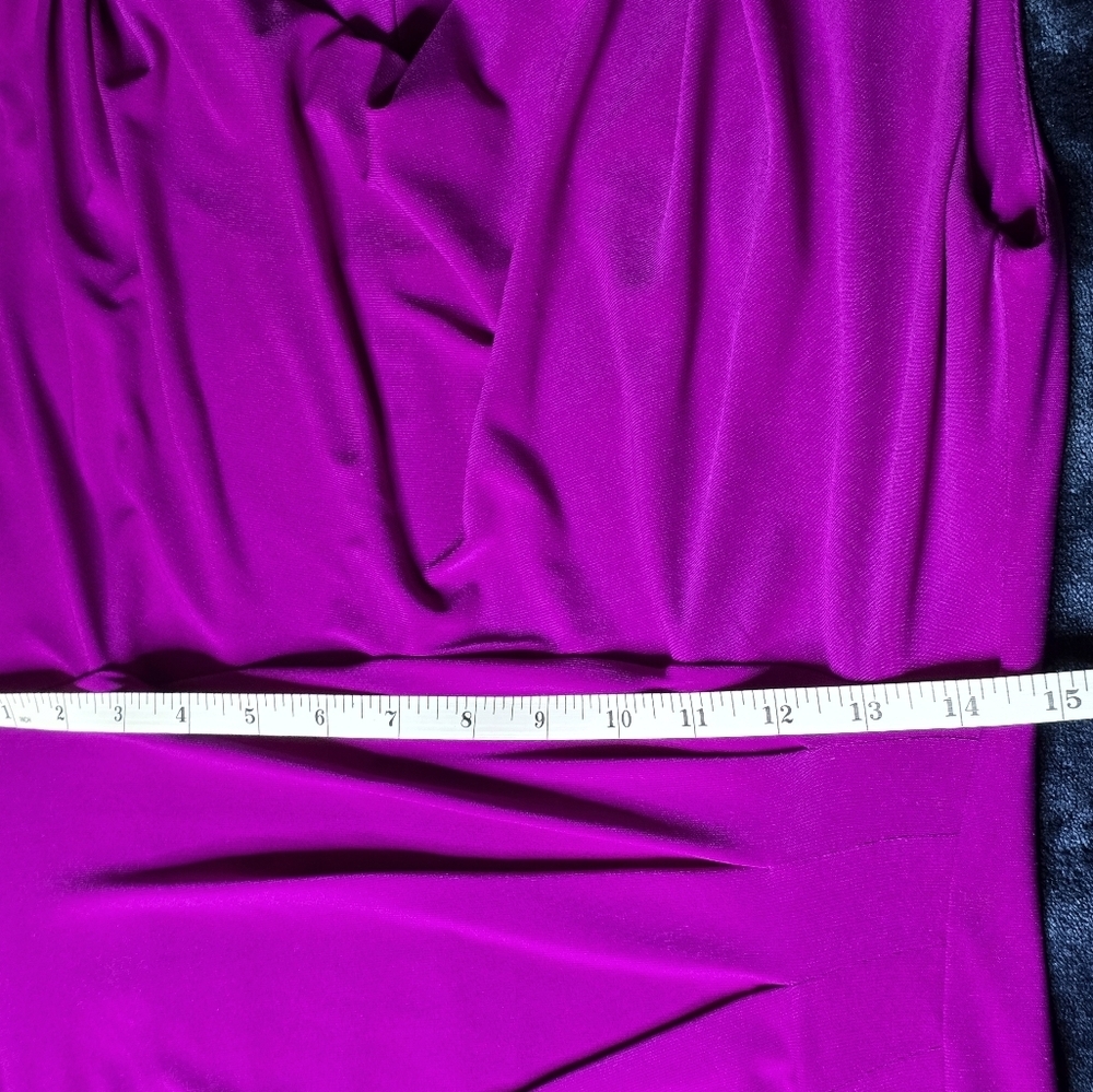 Lauren Ralph Lauren Elegant Pink Cowl Neck Dress Size 10 - Picture 6 of 9